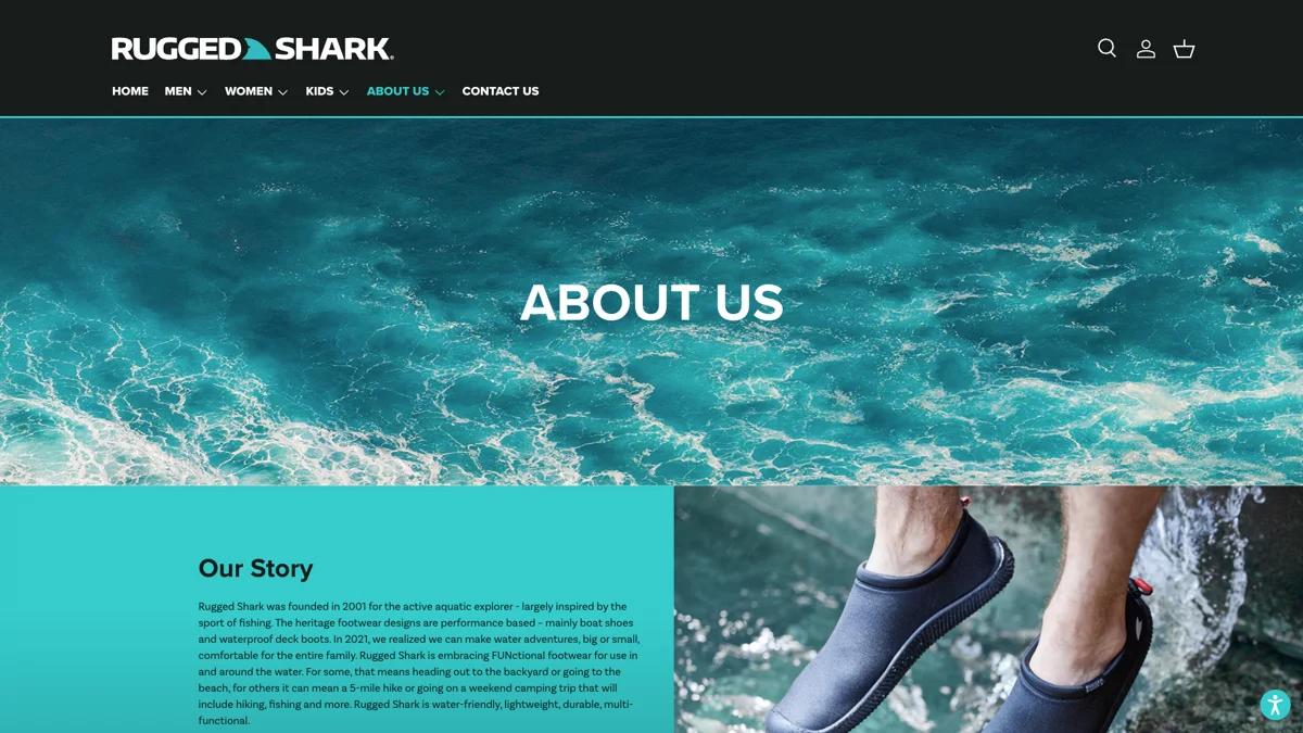 Rugged Shark: Custom Brand-First E-Commerce Platform